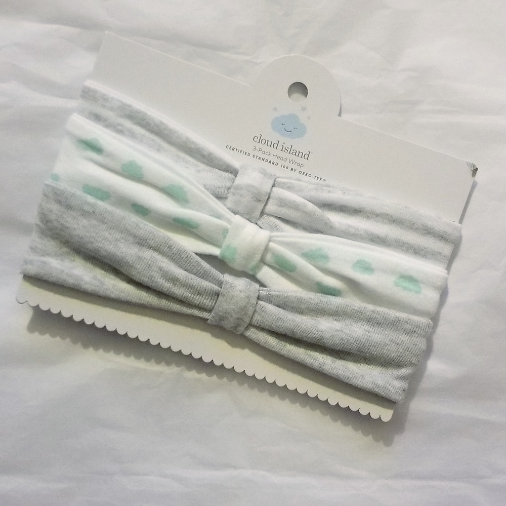 Cloud Island Head Wrap (3 Total)